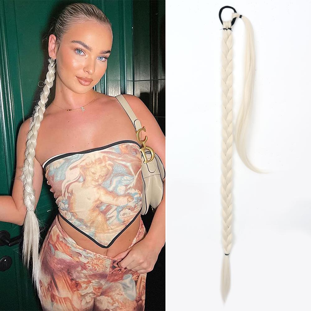 Женский плетеный хвост MERISIHAIR из синтетического волокна, черный натуральный хвост, длинный конский хвост с резинкой для волос 85 cm
Женский плетеный хвост MERISIHAIR из синтетического волокна, черный натуральный хвост, длинный конский хвост с резинкой для волос 85 cm