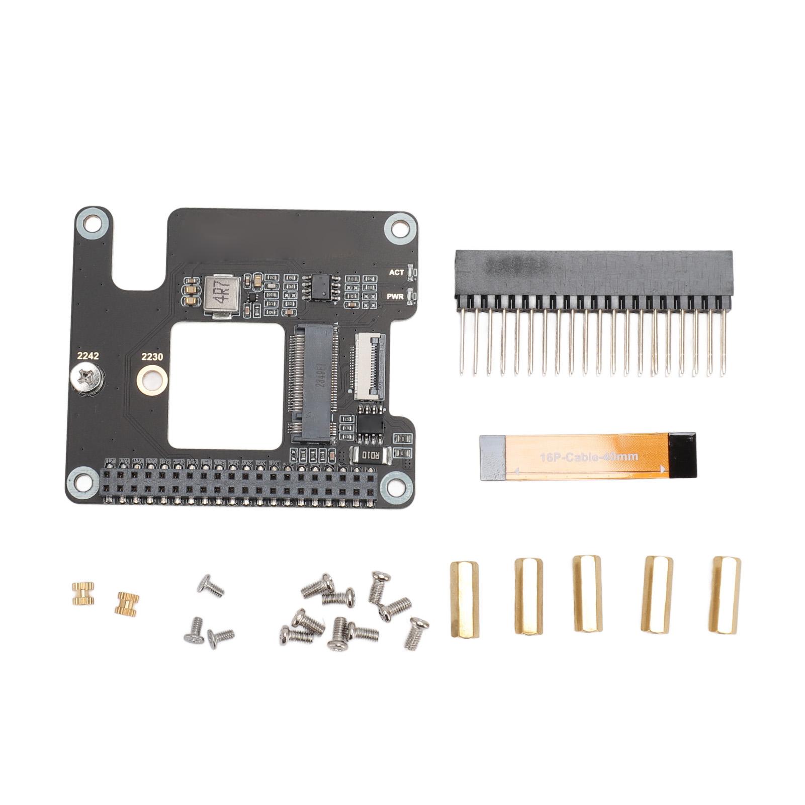 PCle to M.2 HAT+ Converter Board Support NVMe Protocol Hard Drive Converter Board for 2230 2242
PCle to M.2 HAT+ Converter Board Support NVMe Protocol Hard Drive Converter Board for 2230 2242