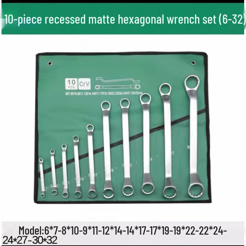 Jundingying 10-Piece Double-Head Wrench Set
Jundingying 10-Piece Double-Head Wrench Set