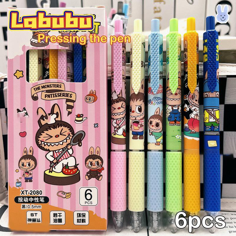 6 шт. кавайная гелевая ручка Labubu Monster Cartoon нейтральная ручка быстросохнущая ручка для студентов экзамен школьные канцелярские принадлежности канцелярские принадлежности onesize
6 шт. кавайная гелевая ручка Labubu Monster Cartoon нейтральная ручка быстросохнущая ручка для студентов экзамен школьные канцелярские принадлежности канцелярские принадлежности onesize