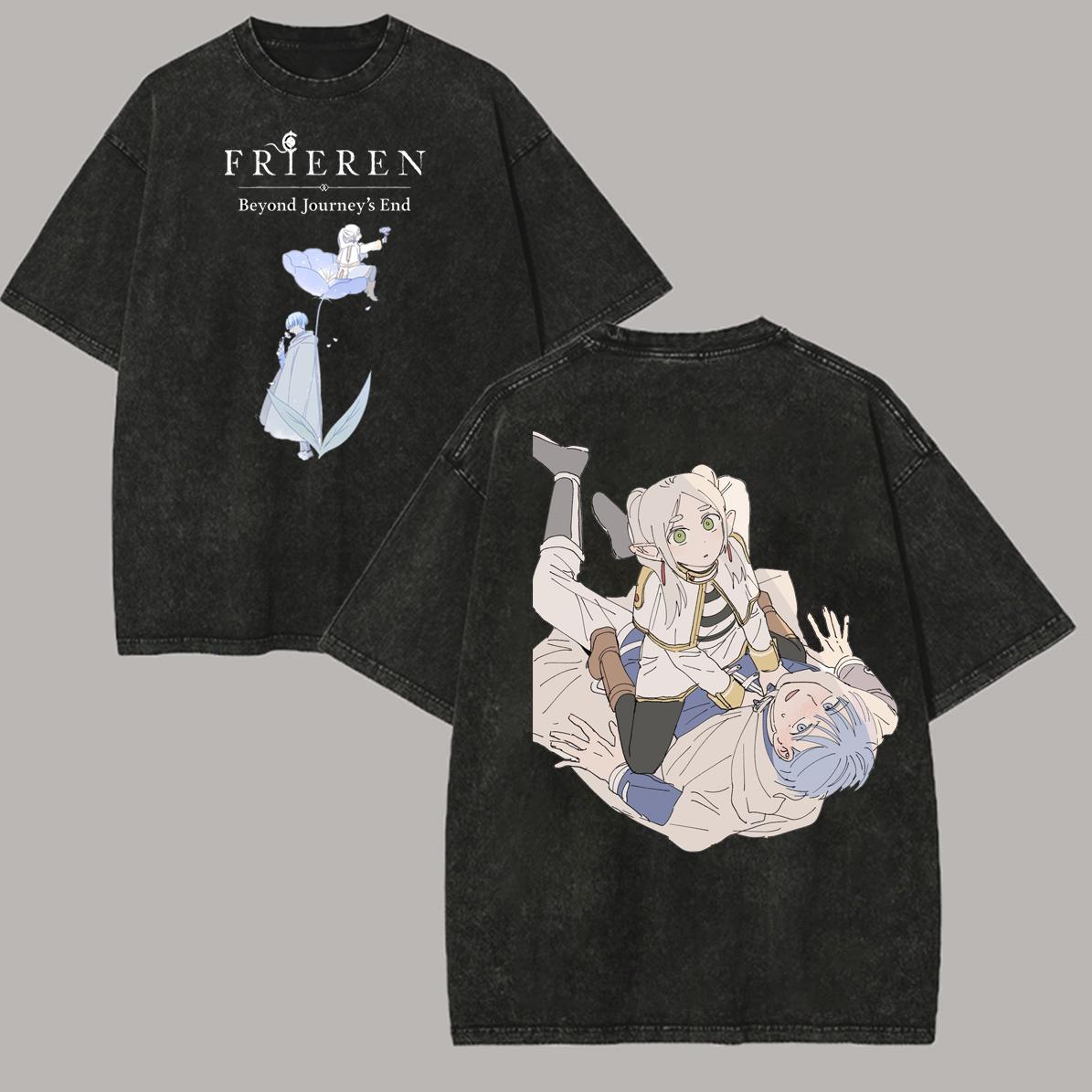 Anime Cute Frieren Graphic Tshirt for Unisex Women Clothing Harajuku Washed Cotton Streetwear Oversized Short Sleeve Tee Shirt S
Anime Cute Frieren Graphic Tshirt for Unisex Women Clothing Harajuku Washed Cotton Streetwear Oversized Short Sleeve Tee Shirt S