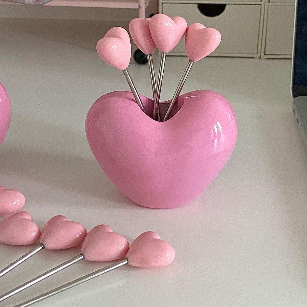 Набор вилок для фруктов Love из нержавеющей стали Love Heart Пластиковая вилка Милая десертная вилка для торта Бытовая red-5pcs fork
Набор вилок для фруктов Love из нержавеющей стали Love Heart Пластиковая вилка Милая десертная вилка для торта Бытовая red-5pcs fork