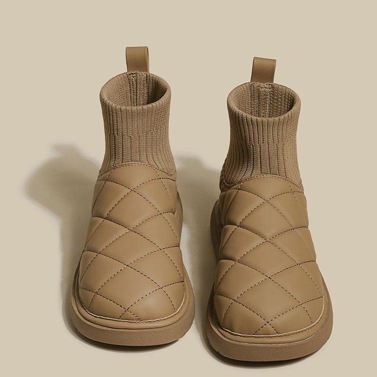 Snow boots women s 2024 new fashionable thick-soled autumn and winter piled and thickened outer wear non-slip warm large cotton shoes 40
Snow boots women s 2024 new fashionable thick-soled autumn and winter piled and thickened outer wear non-slip warm large cotton shoes 40