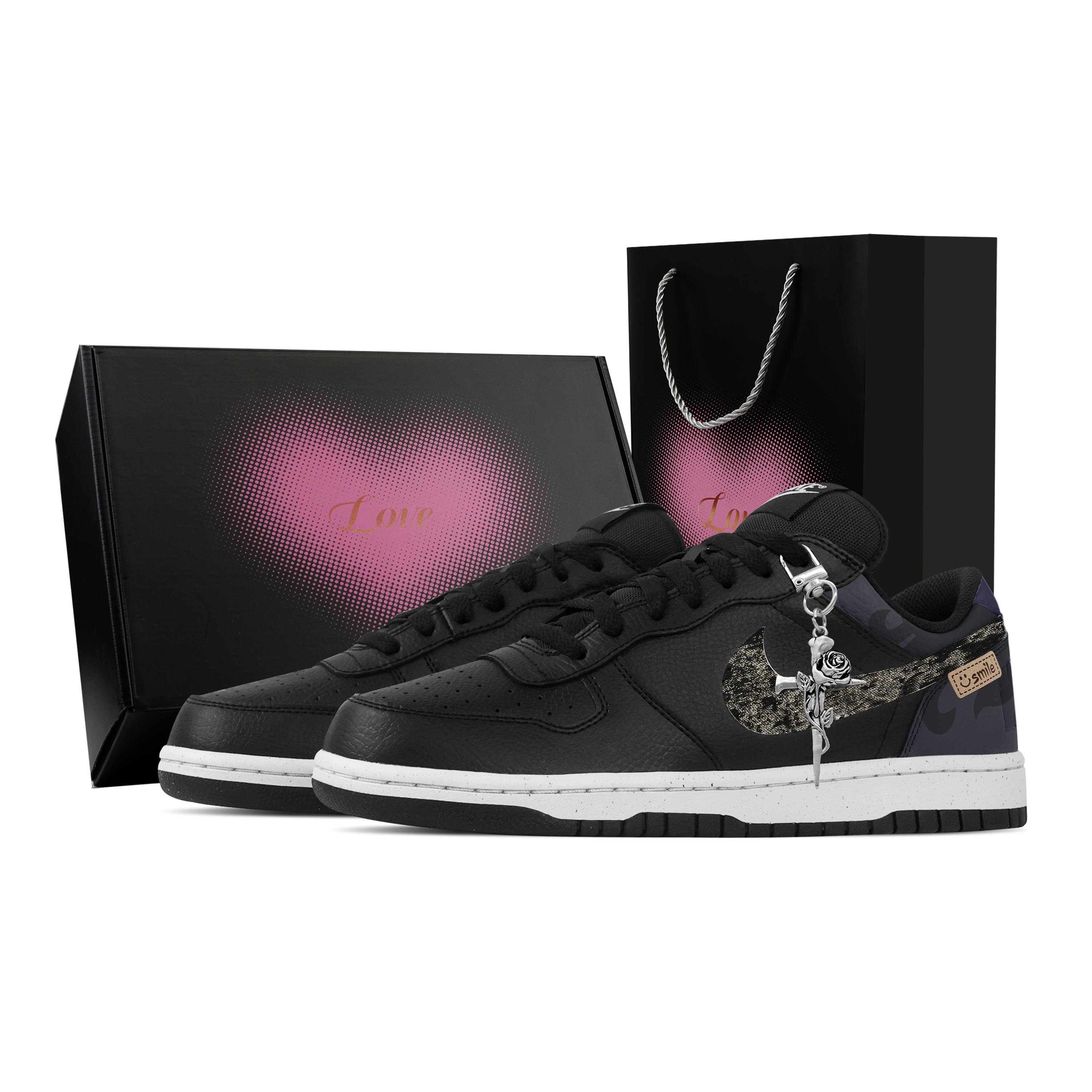Nike Big Secret Love, Heart Box Abrasion Resistant Breathable Low top Skateboard Shoes Men s Black Blue 355152-016(Team773--) 44.5
Nike Big Secret Love, Heart Box Abrasion Resistant Breathable Low top Skateboard Shoes Men s Black Blue 355152-016(Team773--) 44.5