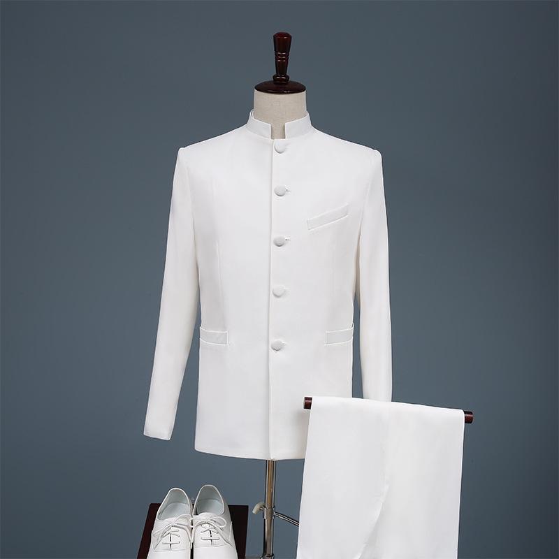 2023 Zhongshan Suit: New Chinese Style Chorus Performance and Formal Host Attire Large белый
2023 Zhongshan Suit: New Chinese Style Chorus Performance and Formal Host Attire Large белый
