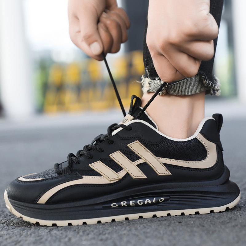 Мужская обувь осень и зима кожаные кроссовки легкие и удобные на мягкой подошве повседневная трендовая обувь на толстой подошве универсальная цветовая гамма кроссовки для папы 38
Мужская обувь осень и зима кожаные кроссовки легкие и удобные на мягкой подошве повседневная трендовая обувь на толстой подошве универсальная цветовая гамма кроссовки для папы 38