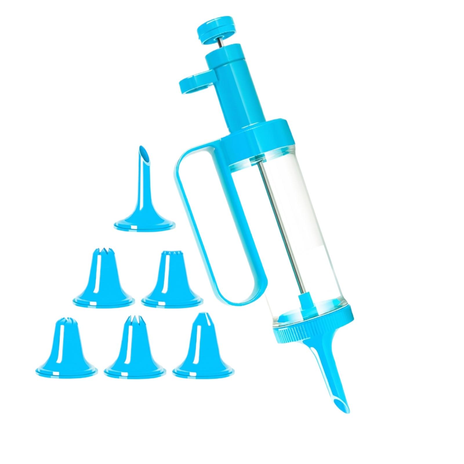Cookie Decorating Tool Set Cookie Press with Multiple Nozzles Baking Decorating Gun for Cake Pastry Icing Dough Extruder One Size синий
Cookie Decorating Tool Set Cookie Press with Multiple Nozzles Baking Decorating Gun for Cake Pastry Icing Dough Extruder One Size синий