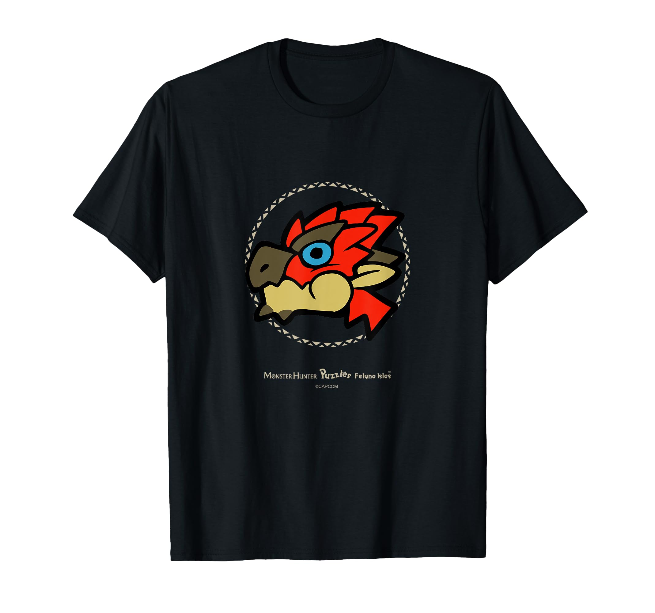 Monster Hunter Puzzle Airou Island Waiwai Rathalos T-shirt
Monster Hunter Puzzle Airou Island Waiwai Rathalos T-shirt