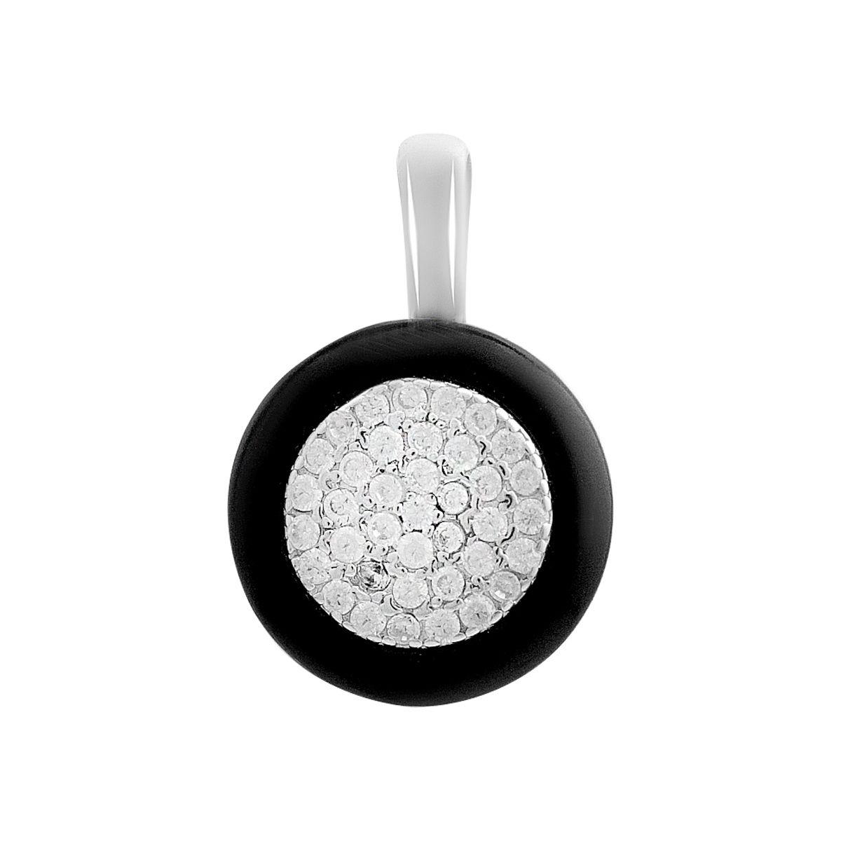 Silver pendant with onyx, cubic zirconia (2169567) чорний
Silver pendant with onyx, cubic zirconia (2169567) чорний