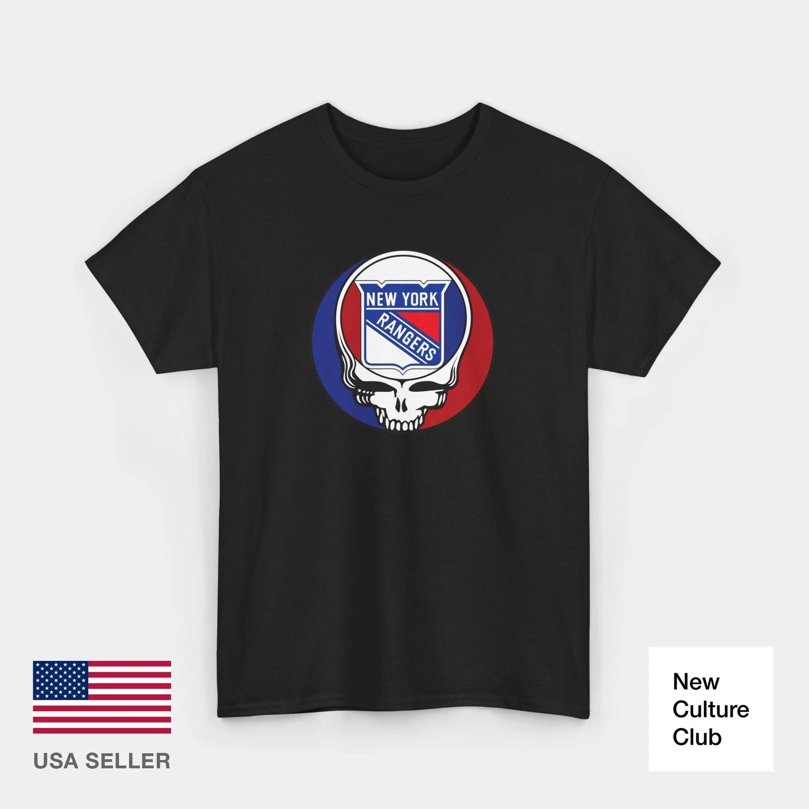 Grateful Dead New York Rangers Steal Your Face Deadhead Hockey NYC 100% Cotton T-shirt Mens Tees Top Tee M
Grateful Dead New York Rangers Steal Your Face Deadhead Hockey NYC 100% Cotton T-shirt Mens Tees Top Tee M