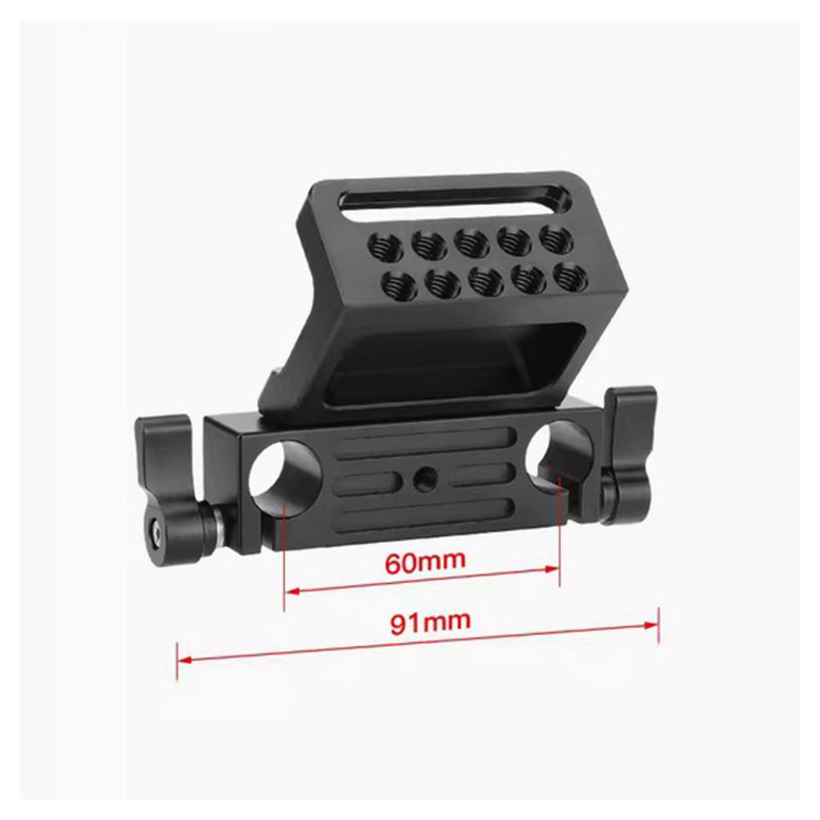 Aluminum Camera Universal Baseplate Integrated with 15mm Double Rod Clamp for Shoulder Support Rig Camera Accessories 1
Aluminum Camera Universal Baseplate Integrated with 15mm Double Rod Clamp for Shoulder Support Rig Camera Accessories 1