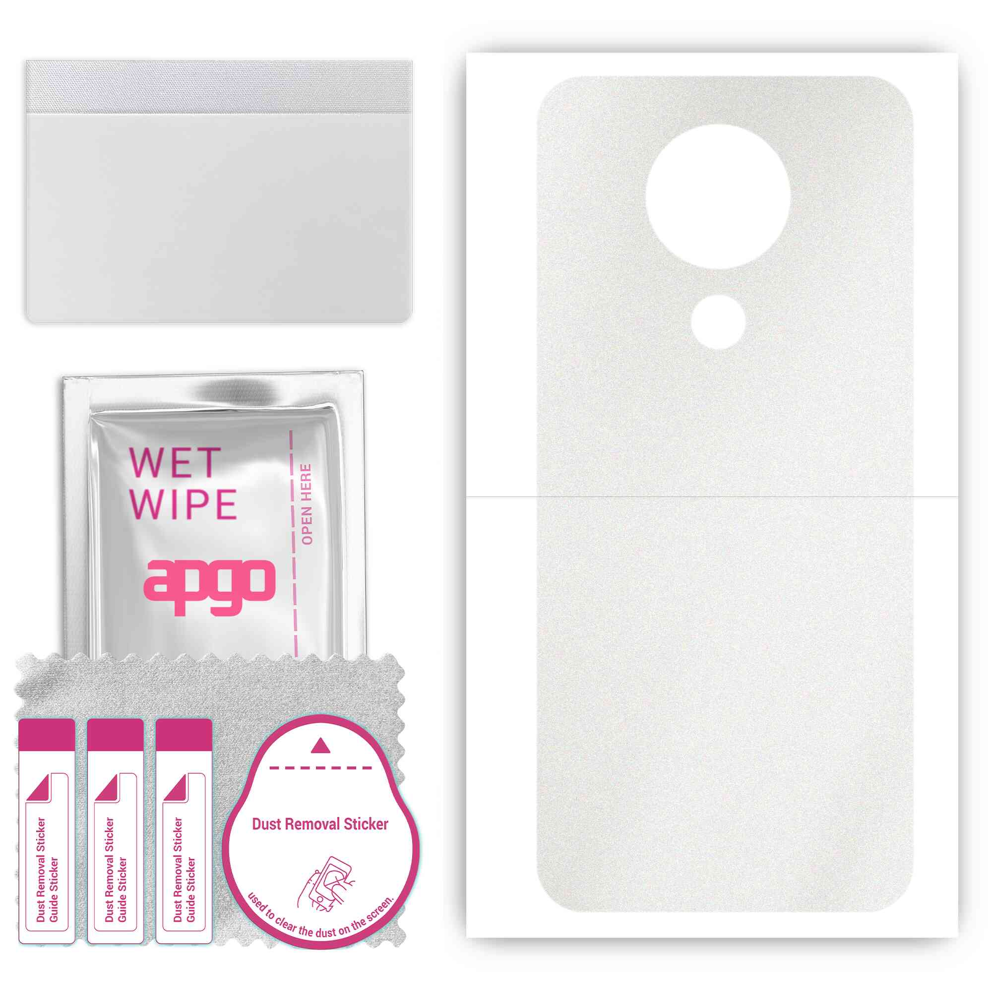 apgo Protective Skin Sticker for the back compatible with Nokia 3.4, Wrap Film, Foil, Vinyl - Pattern Matte Transparent
apgo Protective Skin Sticker for the back compatible with Nokia 3.4, Wrap Film, Foil, Vinyl - Pattern Matte Transparent