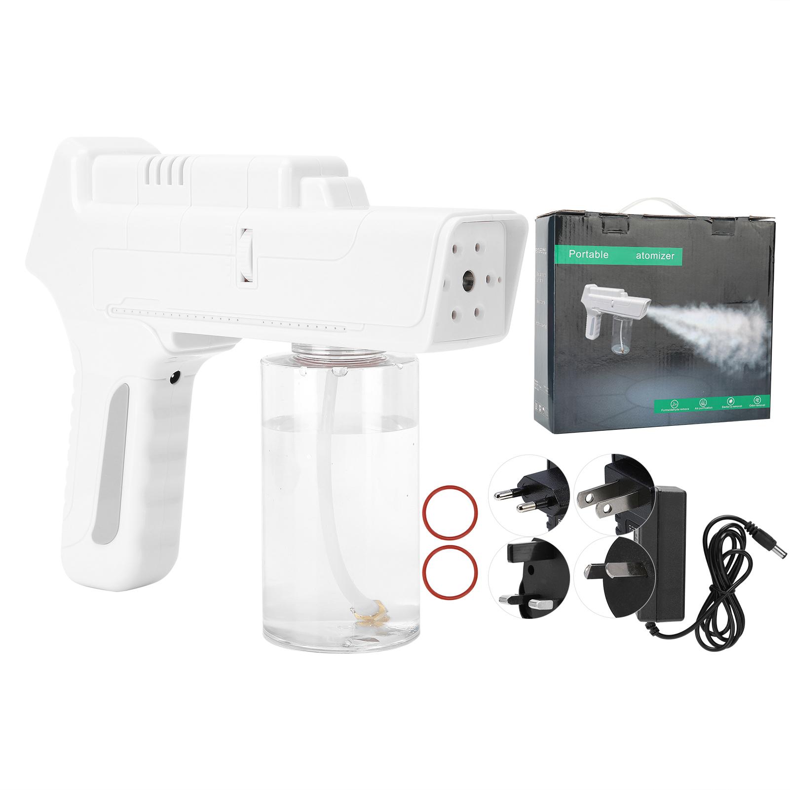 Портативный Blue Light Nano Опрыскиватель Регулируемая беспроводная нано-очистительная распылительная машина (Белый)
Портативный Blue Light Nano Опрыскиватель Регулируемая беспроводная нано-очистительная распылительная машина (Белый)