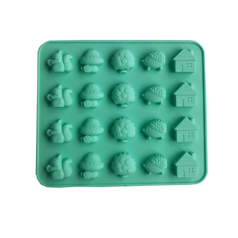 Cartoon Chocolate Silicone Baking Mold Mushroom Hedgehog Squirrel House Soap Mould Cake Decorating Tool Diy Kitchen Accessory зелений
Cartoon Chocolate Silicone Baking Mold Mushroom Hedgehog Squirrel House Soap Mould Cake Decorating Tool Diy Kitchen Accessory зелений