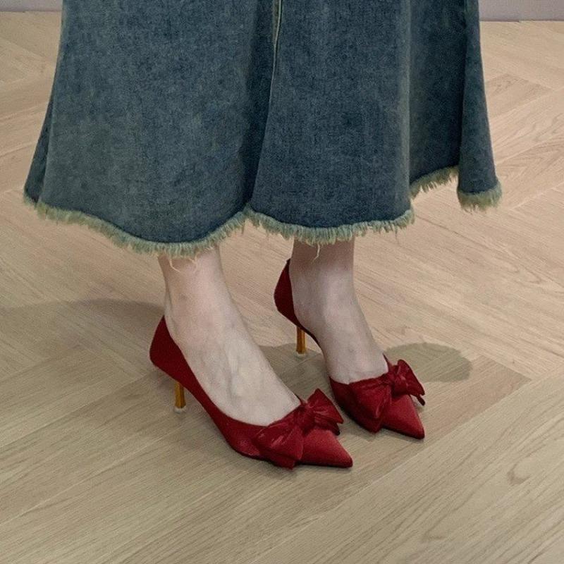 Fashion 2025 Women s Shoes New Autumn Pointed Toe Women s High Heels Elegant Thin Heels Dress Pumps Ladies Fashion Bow Shoes Women 35 красный
Fashion 2025 Women s Shoes New Autumn Pointed Toe Women s High Heels Elegant Thin Heels Dress Pumps Ladies Fashion Bow Shoes Women 35 красный