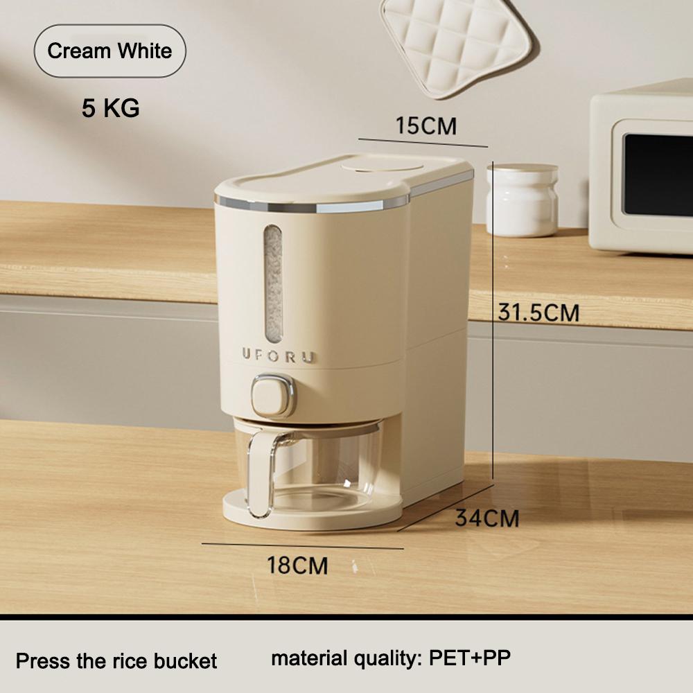 Sealed Rice Bucket Sealed Moisture Proof Rice Dispenser With Cup Grain Powder Boxes Storage Food Cereal Container
Sealed Rice Bucket Sealed Moisture Proof Rice Dispenser With Cup Grain Powder Boxes Storage Food Cereal Container