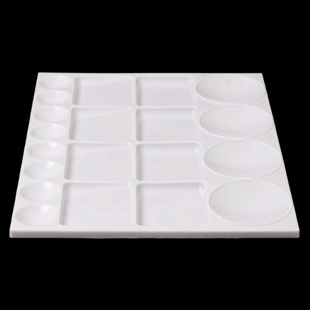Coloring Oil Paint Student Stationery Plastic Drawing Tray Painting Tool Pallet Palette Pigment Box білий
Coloring Oil Paint Student Stationery Plastic Drawing Tray Painting Tool Pallet Palette Pigment Box білий