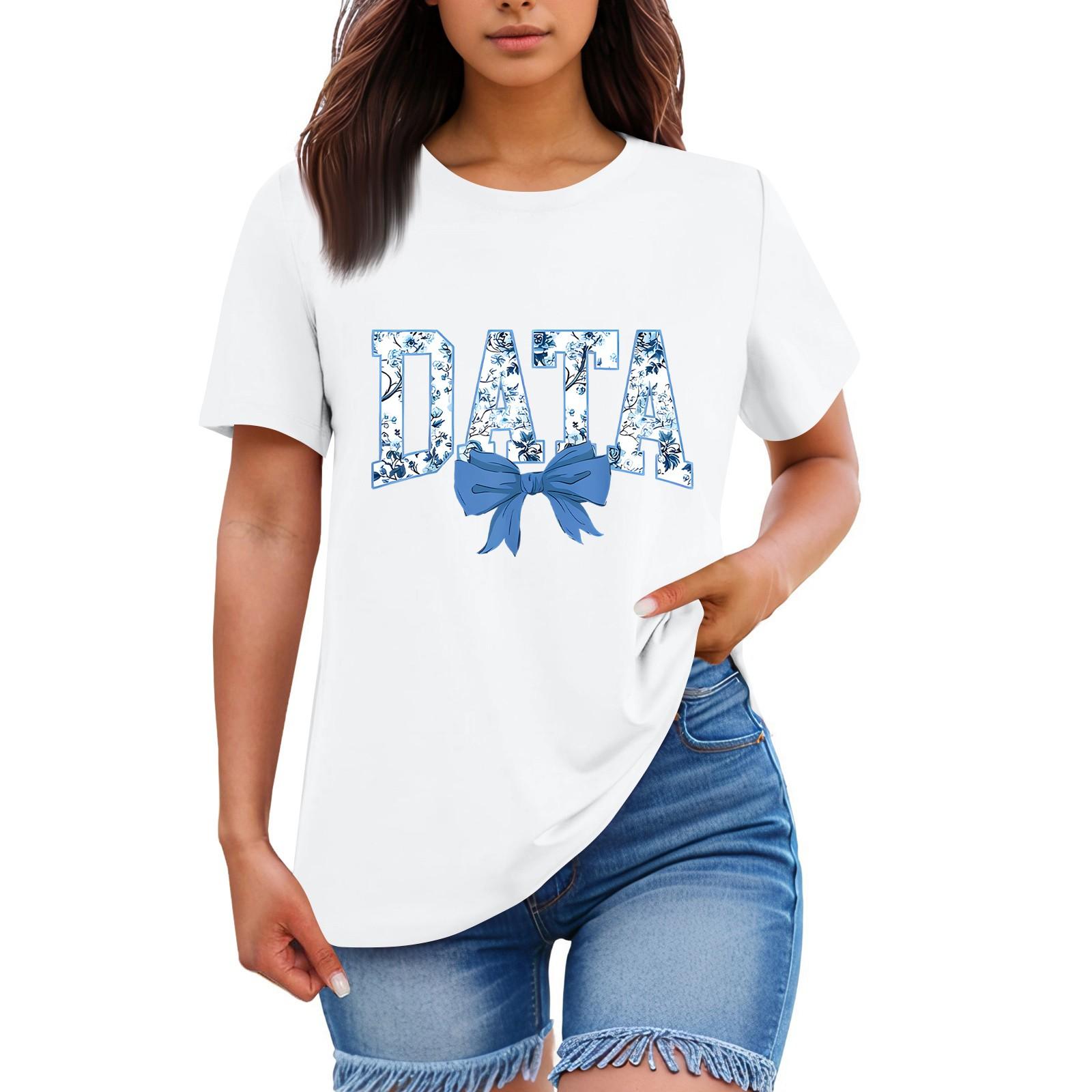 Женская свободная удобная повседневная модная футболка с принтом персонажа «TADA», круглым вырезом и короткими рукавами XL белый
Женская свободная удобная повседневная модная футболка с принтом персонажа «TADA», круглым вырезом и короткими рукавами XL белый