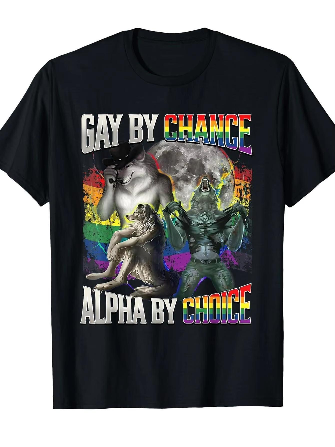 Men S Gay By Chance Alpha By Choice Alpha Wolf LGBTQ Pride T-Shirt Bold Gay Wolf Graphic Tee Unisex Men Women All-Season - Me... 5XL різнокольоровий
Men S Gay By Chance Alpha By Choice Alpha Wolf LGBTQ Pride T-Shirt Bold Gay Wolf Graphic Tee Unisex Men Women All-Season - Me... 5XL різнокольоровий