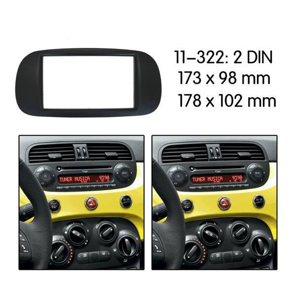 Black ABS Plastic DVD Stereo Panel Dashboard for Fiat 500 (2007-2015) - 1 Set None
Black ABS Plastic DVD Stereo Panel Dashboard for Fiat 500 (2007-2015) - 1 Set None