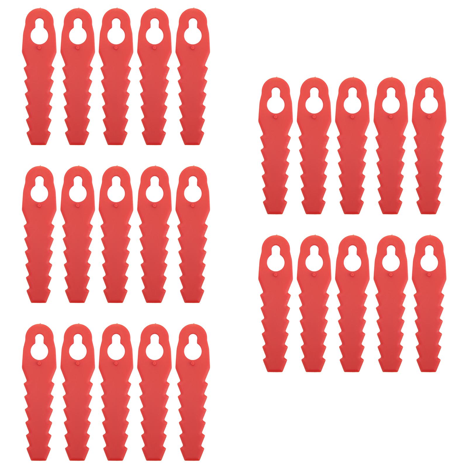 25Pcs Lawn Mower Plastic Blades Grass Mowing Replacement for L85 Sawtooth Trimmer Accessories
25Pcs Lawn Mower Plastic Blades Grass Mowing Replacement for L85 Sawtooth Trimmer Accessories