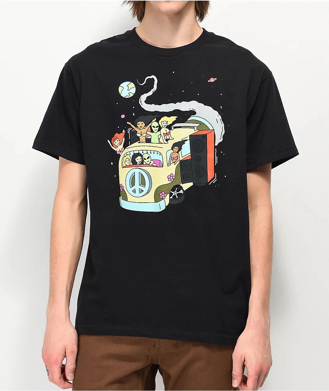 A-Lab Mens Take A Ride Alien Bus Funny Black T-Shirt New S, M, L, XL, 2XL, 3XL M
A-Lab Mens Take A Ride Alien Bus Funny Black T-Shirt New S, M, L, XL, 2XL, 3XL M