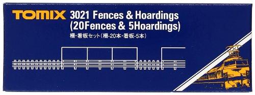 Tomix N Gauge a Fence and a Signboard Set (Fence-20 Signboard-5 Sheet) -- 3021 by Tomytec
Tomix N Gauge a Fence and a Signboard Set (Fence-20 Signboard-5 Sheet) -- 3021 by Tomytec