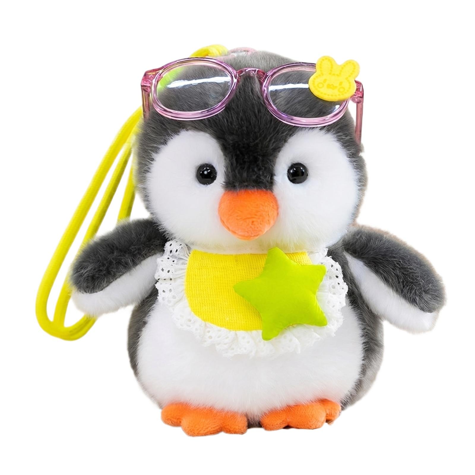 Plush Penguin Keychain Soft Stuffed Animal Doll with Decorative Outfit and Clip Suitable for Bag or Backpack Accessories One Size
Plush Penguin Keychain Soft Stuffed Animal Doll with Decorative Outfit and Clip Suitable for Bag or Backpack Accessories One Size