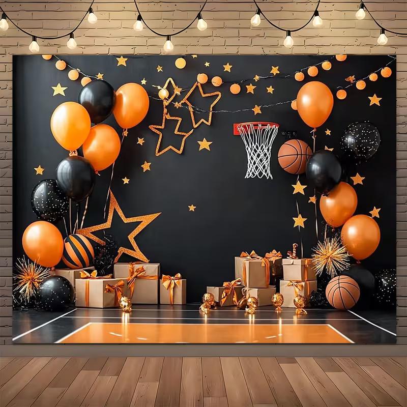 2D Basketball Theme Backdrop Black Orange Court Star Decor Studio Photo Background Cloth 47.2x31.5inch/120*80cm
2D Basketball Theme Backdrop Black Orange Court Star Decor Studio Photo Background Cloth 47.2x31.5inch/120*80cm