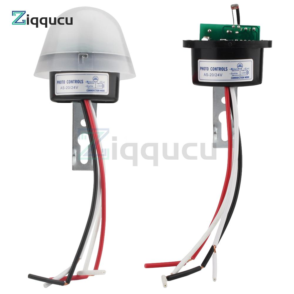 Auto On Off Photocell Light Switch Waterproof Photoswitch Light Sensor Switch for LED Area Light Street Light 24V
Auto On Off Photocell Light Switch Waterproof Photoswitch Light Sensor Switch for LED Area Light Street Light 24V