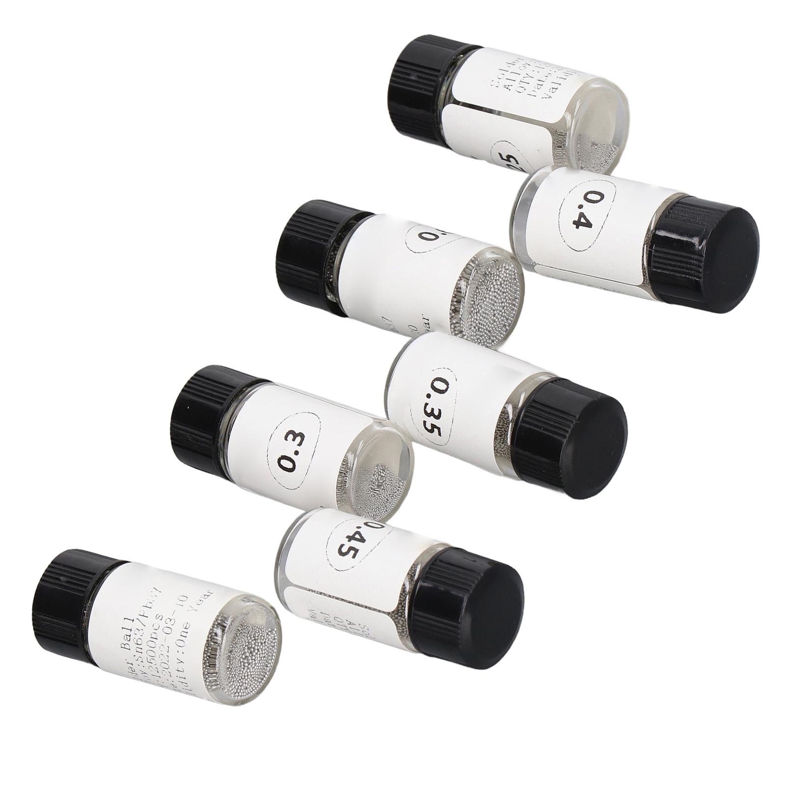 7 бутылок оловянный шарик для припоя BGA, реболлинг, пайка, универсальные трафареты для чипов печатных плат