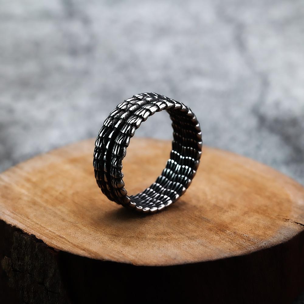 Viking Dragon Titanium Steel Men s Ring Bold Classic Fashion Jewelry for Men No. 7
Viking Dragon Titanium Steel Men s Ring Bold Classic Fashion Jewelry for Men No. 7