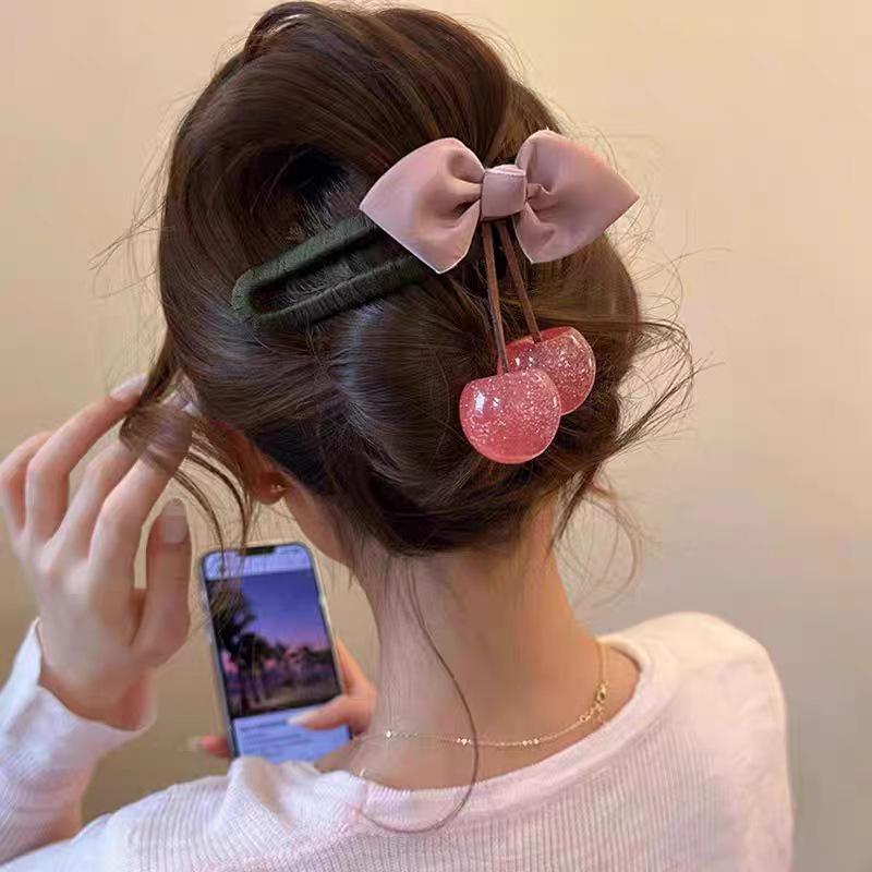 1pc Elegant Cherry Duckbill Clips, Hairpins, Premium Ponytail Clips, Hair Clips, And Hair Additions рожевий
1pc Elegant Cherry Duckbill Clips, Hairpins, Premium Ponytail Clips, Hair Clips, And Hair Additions рожевий