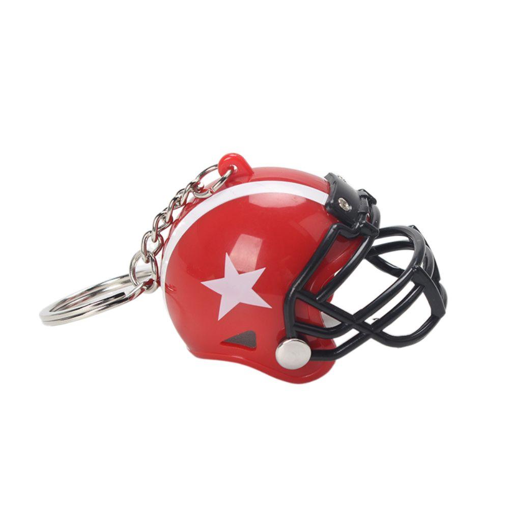 Decoration Rugby Helmet Key Ring Baseball Helmet Pendant Novelty Helmet Keychain Sports Jewelry
Decoration Rugby Helmet Key Ring Baseball Helmet Pendant Novelty Helmet Keychain Sports Jewelry