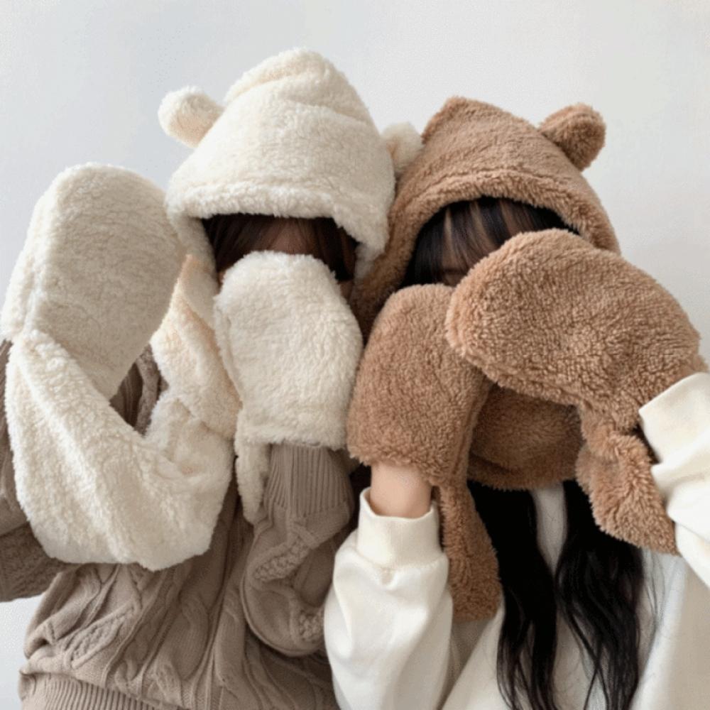 Синий городской медвежий капюшон, интегрированная зимняя шапка, перчатки, шаль из ушной кожи, 3 цвета
Синий городской медвежий капюшон, интегрированная зимняя шапка, перчатки, шаль из ушной кожи, 3 цвета