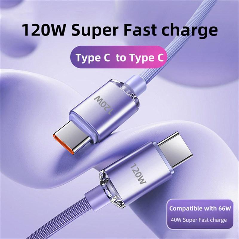 PD 120W USB Type C - USB Type-C кабель для iPhone Xiaomi Huawei Samsung быстрая зарядка зарядное устройство дата-провод шнур Type-C USBC кабель 0.25M фиолетовый
PD 120W USB Type C - USB Type-C кабель для iPhone Xiaomi Huawei Samsung быстрая зарядка зарядное устройство дата-провод шнур Type-C USBC кабель 0.25M фиолетовый