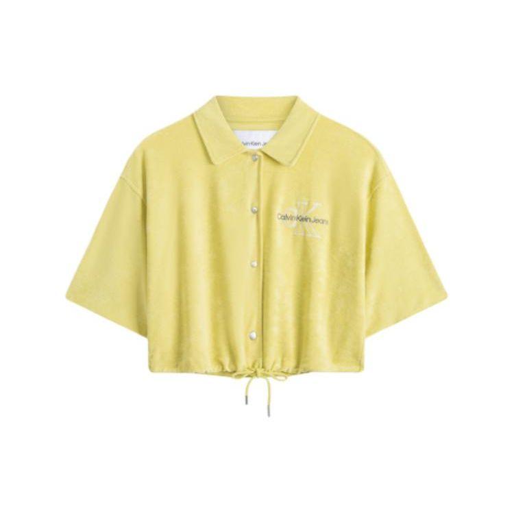 Calvin Klein Minimalist Embroidered Drawstring Hem Polo Short Sleeve Sweatshirt Women sweatshirt Jasmine-Yellow J221338-KCQ L
Calvin Klein Minimalist Embroidered Drawstring Hem Polo Short Sleeve Sweatshirt Women sweatshirt Jasmine-Yellow J221338-KCQ L