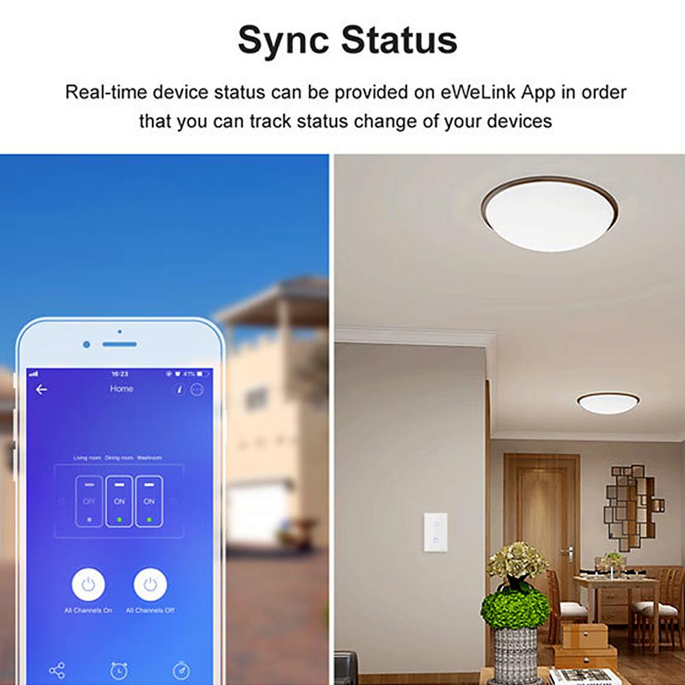 SONOFF T0US-TX мобильный телефон с дистанционным управлением Wi-Fi умный настенный выключатель 86 типа панель США T0US2C-TX белый
SONOFF T0US-TX мобильный телефон с дистанционным управлением Wi-Fi умный настенный выключатель 86 типа панель США T0US2C-TX белый