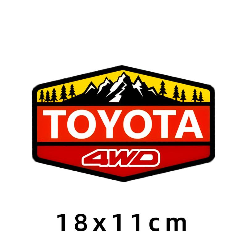 Suitable for TOYOTA car sticker 4WD three-color Land Cruiser Prado FJ body glass personalized decoration waterproof sticker
Suitable for TOYOTA car sticker 4WD three-color Land Cruiser Prado FJ body glass personalized decoration waterproof sticker