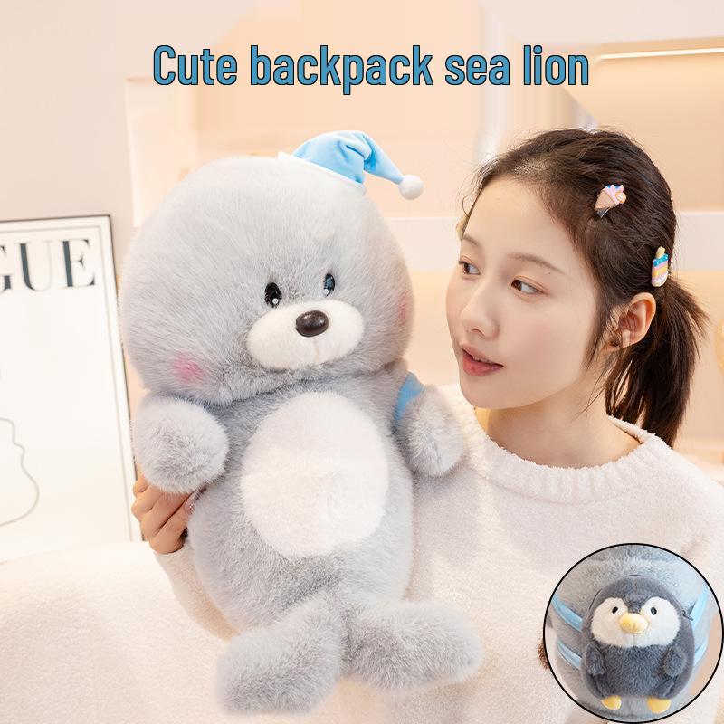 Adorable Sea Lion Plush Toy - Ocean Animal Sleep Doll & Children s Gift 25 cm сірий колір
Adorable Sea Lion Plush Toy - Ocean Animal Sleep Doll & Children s Gift 25 cm сірий колір