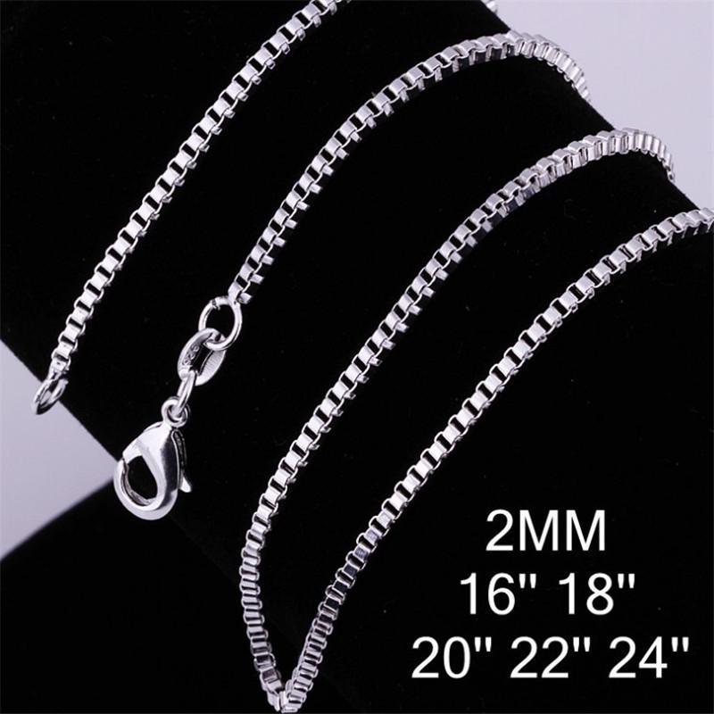 Korean Style 2MM Women s Box Chain Necklace - Simple, Short Clavicle Chain
Korean Style 2MM Women s Box Chain Necklace - Simple, Short Clavicle Chain