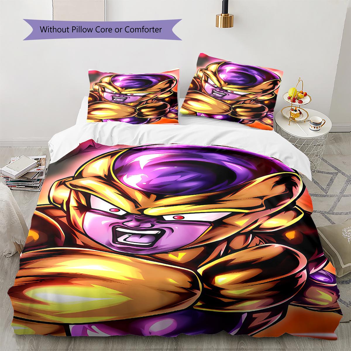 Frieza Pattern Bedding,Quilt Set Quilt Cover Pillowcase Home Birthday Gift (1 * duvet cover + 2 * pillowcase, without core) 135x200cm
Frieza Pattern Bedding,Quilt Set Quilt Cover Pillowcase Home Birthday Gift (1 * duvet cover + 2 * pillowcase, without core) 135x200cm