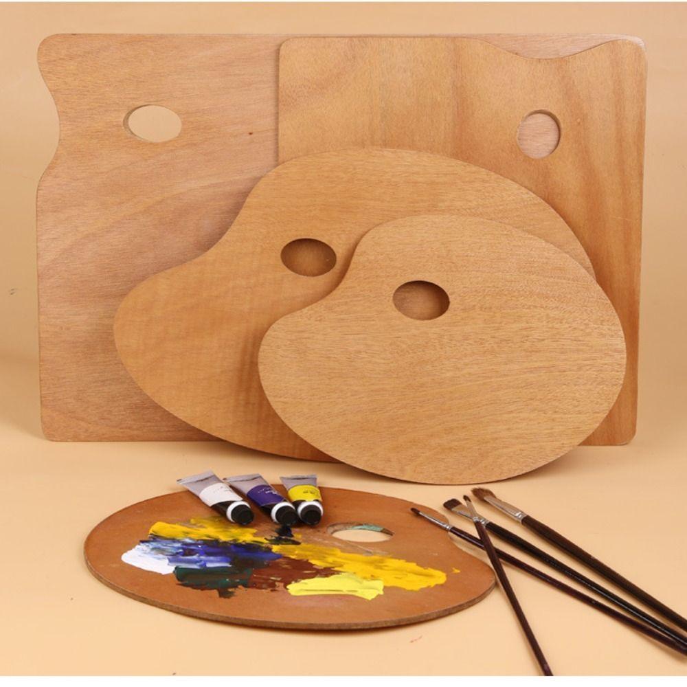 Wooden Oil Paint Palette Oval/Square Acrylic Pallets Container Color Mixing Board Kids 30x20cm-oval
Wooden Oil Paint Palette Oval/Square Acrylic Pallets Container Color Mixing Board Kids 30x20cm-oval