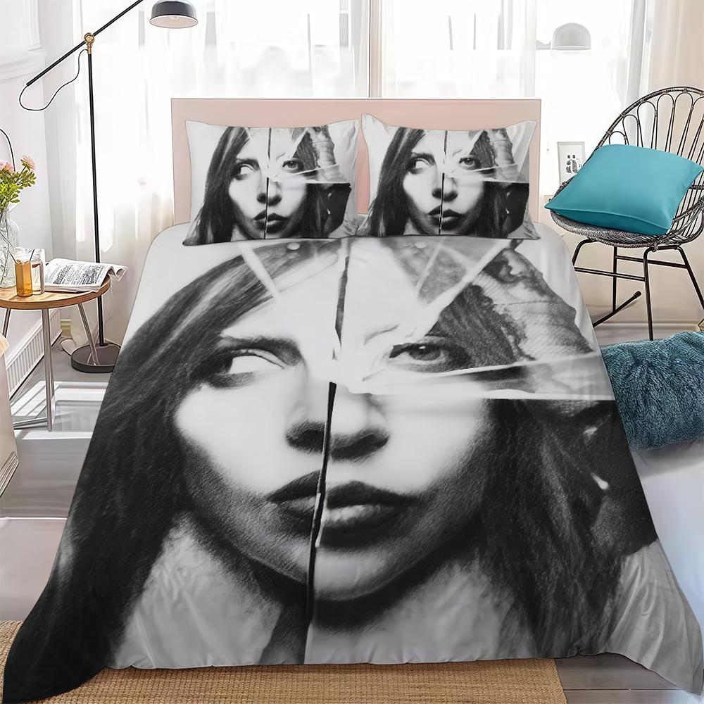 Hot Singer L-Lady Gaga Mayhem Duvet Cover Set Home Style Bedding Soft Laundry Cotton Bed 3 Piece Set Student Dormitory Gift 135x200cm
Hot Singer L-Lady Gaga Mayhem Duvet Cover Set Home Style Bedding Soft Laundry Cotton Bed 3 Piece Set Student Dormitory Gift 135x200cm