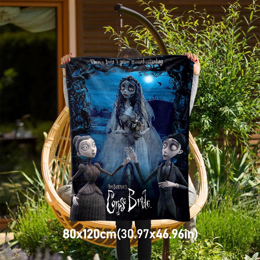 1pc Corpse BrideOutdoor Flannel Blanket Soft Plush Decor for Picnics, camping,Bedroom, Playroom, or Lunch Breakn1136A 80x120cm(31x47inch)
1pc Corpse BrideOutdoor Flannel Blanket Soft Plush Decor for Picnics, camping,Bedroom, Playroom, or Lunch Breakn1136A 80x120cm(31x47inch)