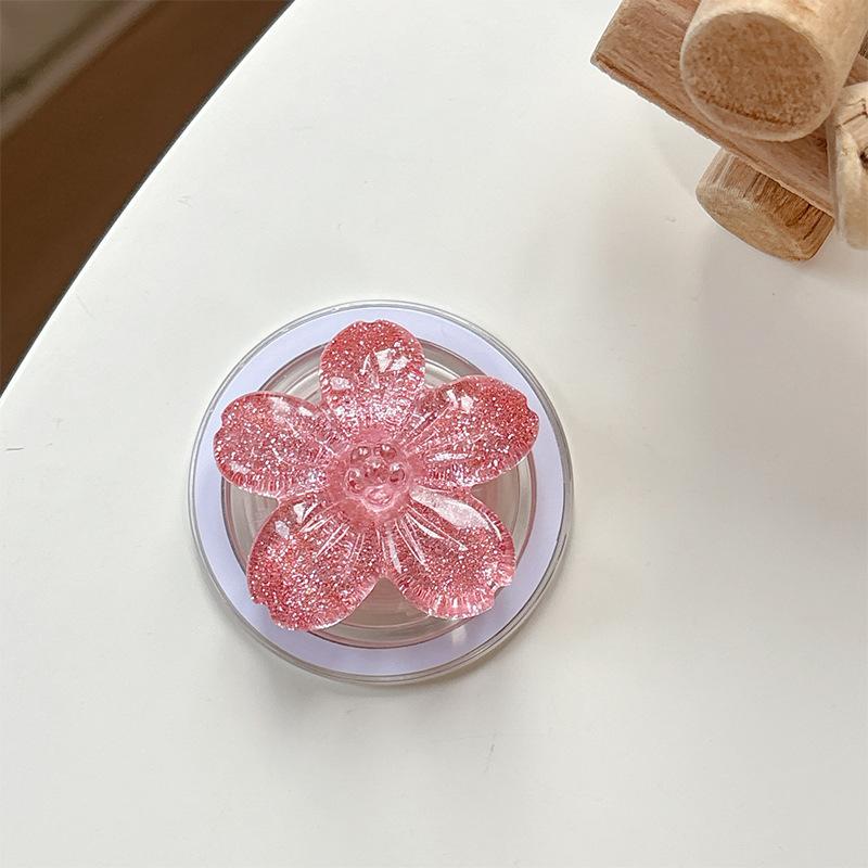 Sequined Cherry Blossom Mobile Phone Airbag Bracket Magnetic Attraction Suitable For Magsafe Three-Dimensional Flower Telescopic Girl Ring Decoration
Sequined Cherry Blossom Mobile Phone Airbag Bracket Magnetic Attraction Suitable For Magsafe Three-Dimensional Flower Telescopic Girl Ring Decoration