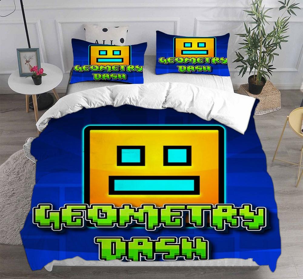 Постільна білизна Geometry Dash Набір ковдр Гра Наволочка Набір Милий Мультяшний Стиль для Дітей Ігрова Кімната Спальня Декор Geometry Dash Декор Duvet Cover Set&EU Single(135x200cm)
Постільна білизна Geometry Dash Набір ковдр Гра Наволочка Набір Милий Мультяшний Стиль для Дітей Ігрова Кімната Спальня Декор Geometry Dash Декор Duvet Cover Set&EU Single(135x200cm)