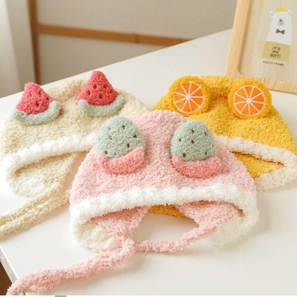 Solid Color Earflap Bonnet Cap Fruit Shape Ear Beanie Cashmere Children Bomber Hat Korean Cap
Solid Color Earflap Bonnet Cap Fruit Shape Ear Beanie Cashmere Children Bomber Hat Korean Cap