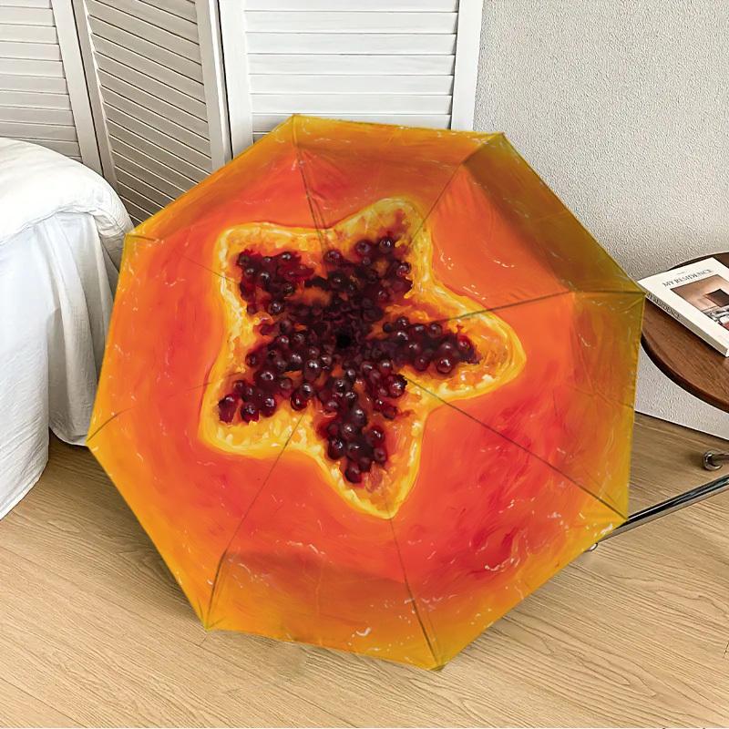 1PC Papaya Star Automatic 8-Bone Folding Umbrella - Durable Polyester & Iron Frame,Userfriendly Operation yy250929150
1PC Papaya Star Automatic 8-Bone Folding Umbrella - Durable Polyester & Iron Frame,Userfriendly Operation yy250929150