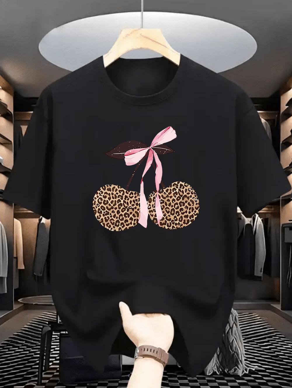 Girls Casual Short Sleeve Round Neck TShirt Summer with Fabric Playful Casual Shirts for Girls Cherry Graphic Tee Comfortable S
Girls Casual Short Sleeve Round Neck TShirt Summer with Fabric Playful Casual Shirts for Girls Cherry Graphic Tee Comfortable S